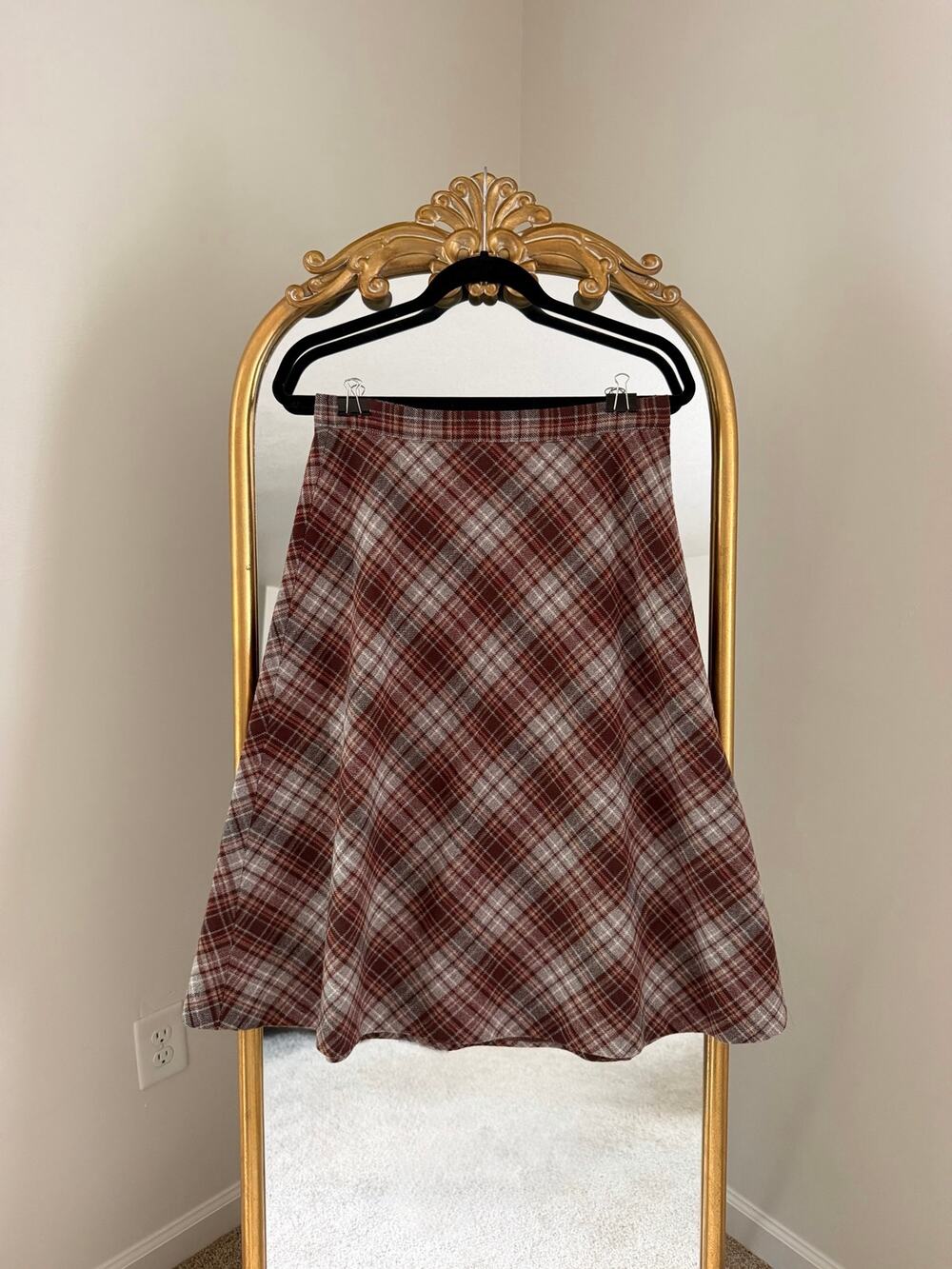 Vintage Pendleton Plaid Skirt